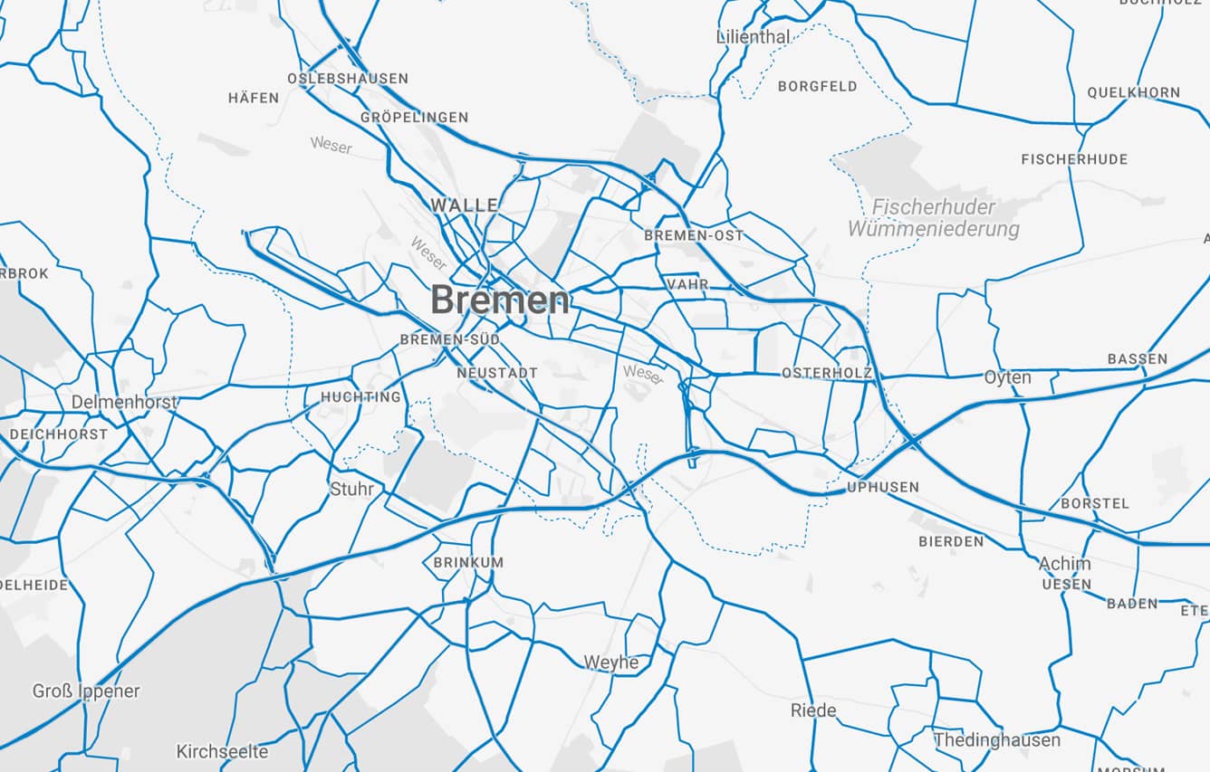 Stadtkarte Bremen